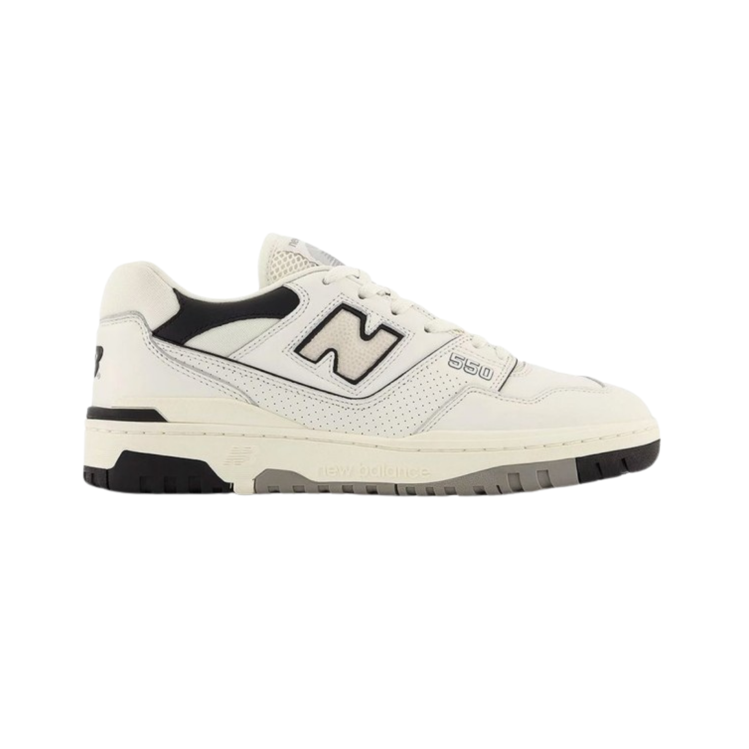 New Balance 550 Sea Salt Cream Black - Razan Sneakers