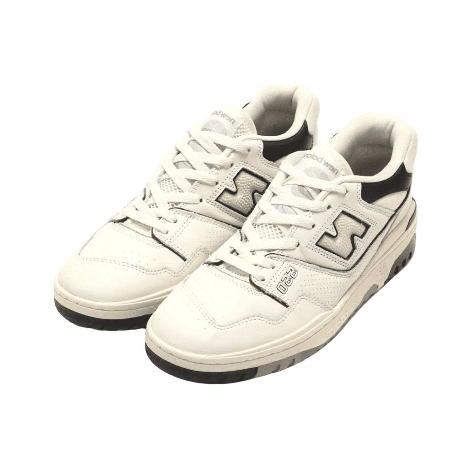 New Balance 550 Sea Salt Cream Black - Razan Sneakers