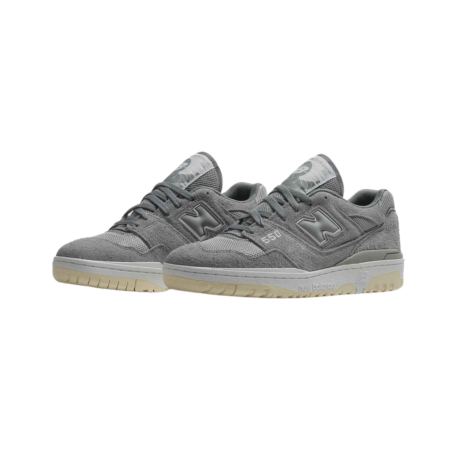 New Balance 550 Suede Slate Grey - Razan Sneakers