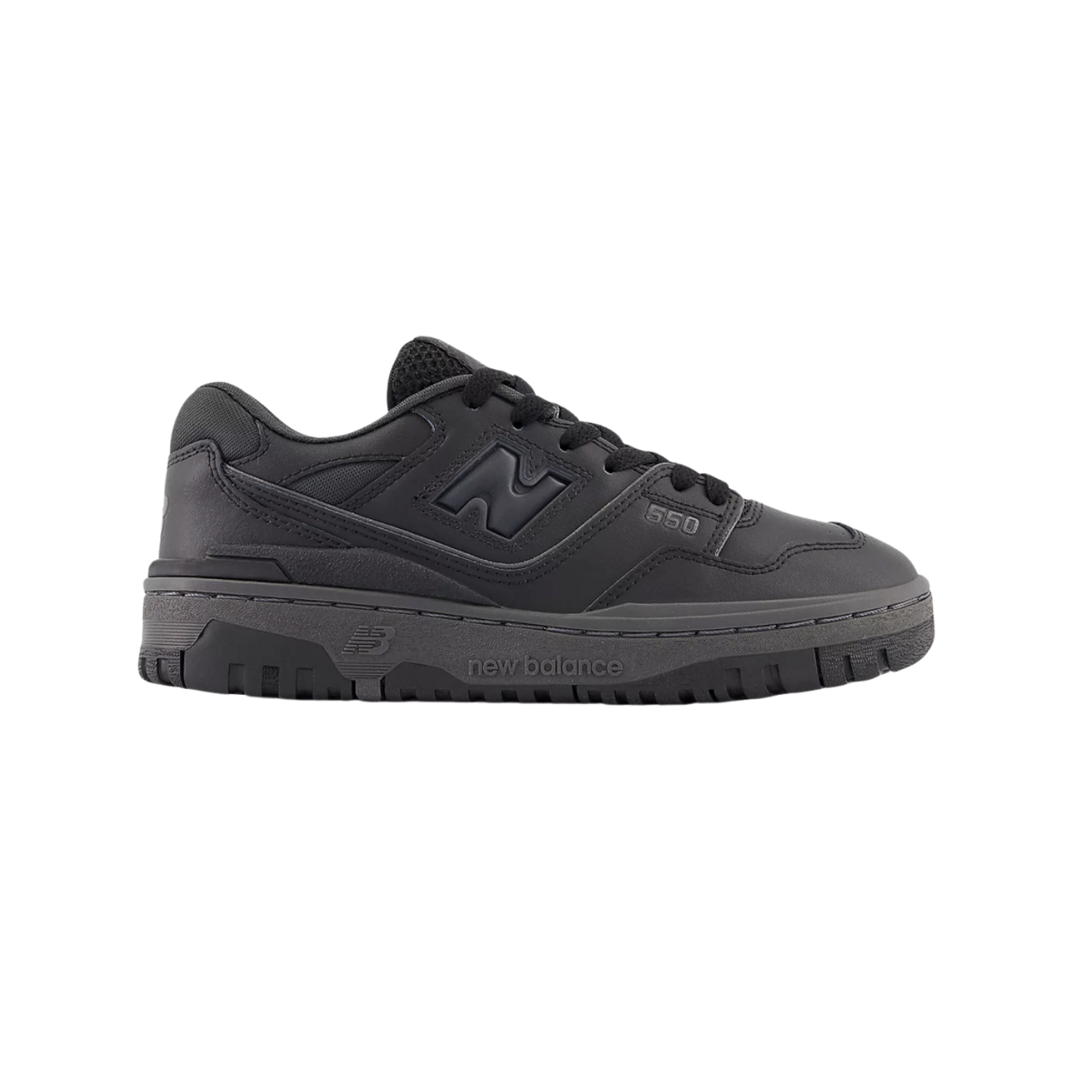 New Balance 550 Triple Black (GS) - Razan Sneakers