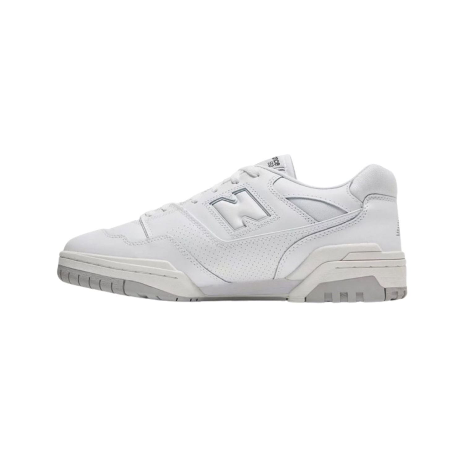 New Balance 550 Triple White Grey - Razan Sneakers