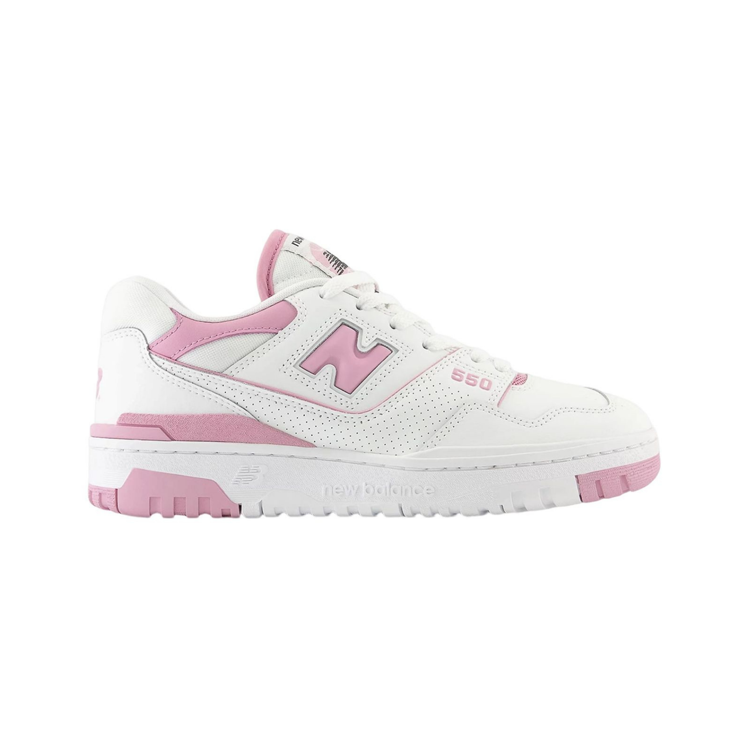 New Balance 550 White Bubblegum Pink (W) - Razan Sneakers