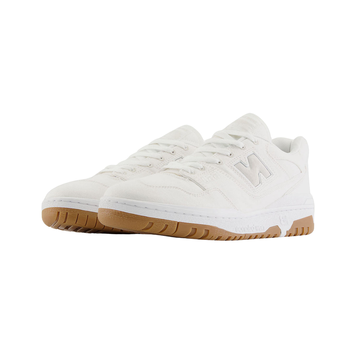 New Balance 550 White Canvas Gum - Razan Sneakers