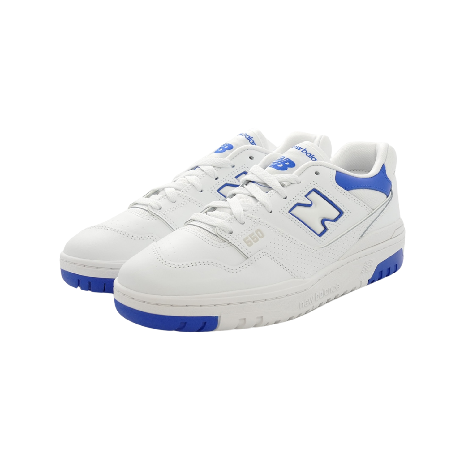 New Balance 550 White Cobalt Blue - Razan Sneakers