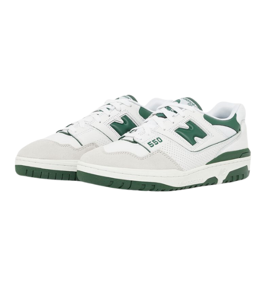 New Balance 550 White Green - Razan Sneakers