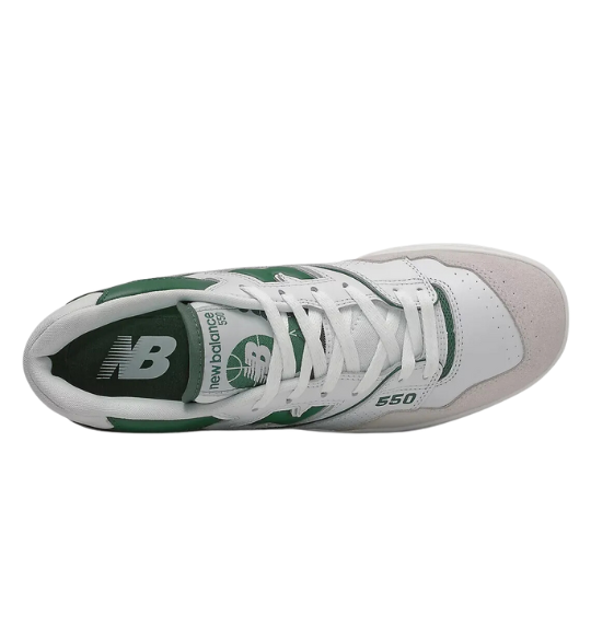 New Balance 550 White Green - Razan Sneakers