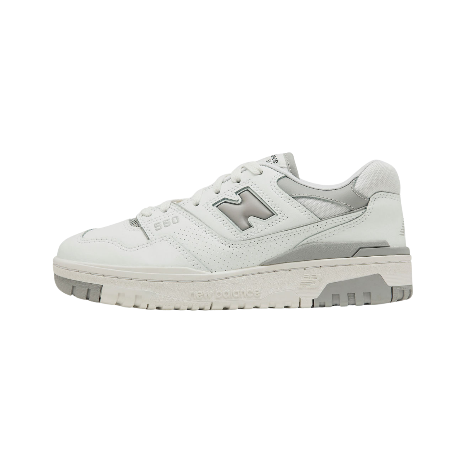 New Balance 550 White Grey Raincloud - Razan Sneakers