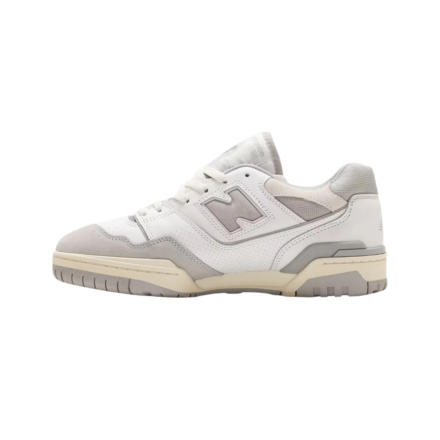 New Balance 550 White Grey Suede - Razan Sneakers