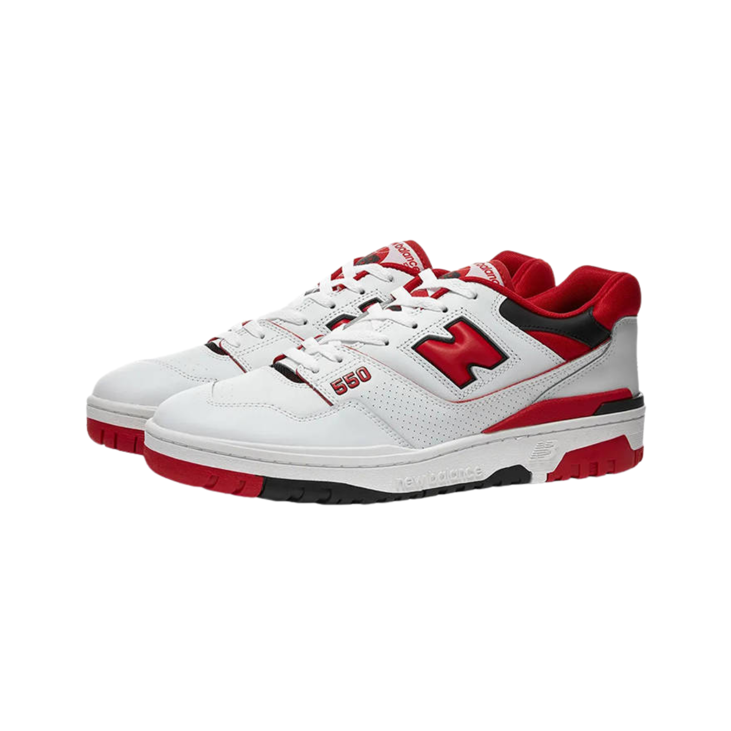 New Balance 550 White Red - Razan Sneakers
