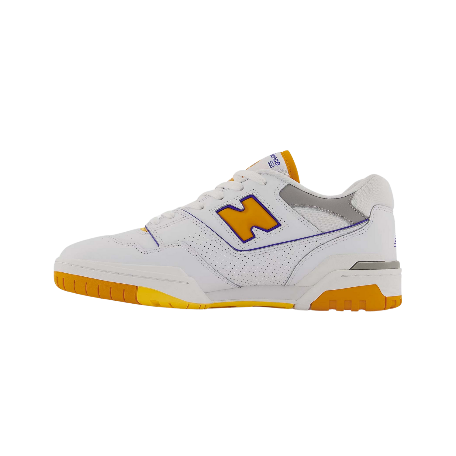 New Balance 550 White Vibrant Orange - Razan Sneakers
