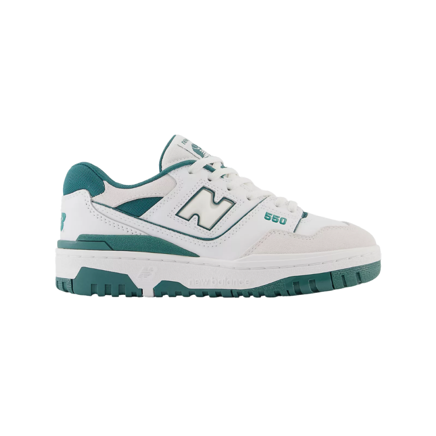 New Balance 550 White Vintage Teal (GS) - Razan Sneakers