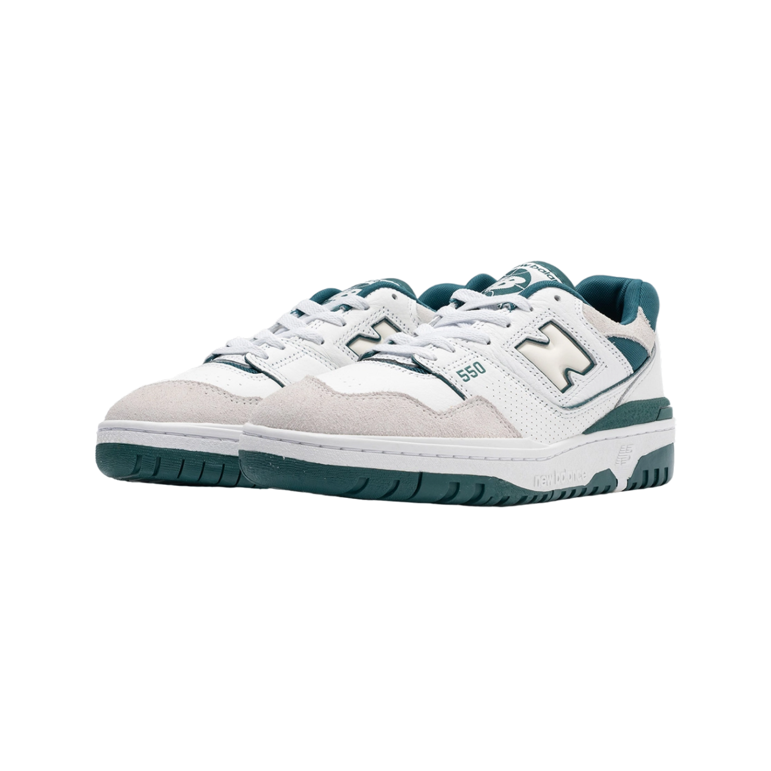 New Balance 550 White Vintage Teal (GS) - Razan Sneakers