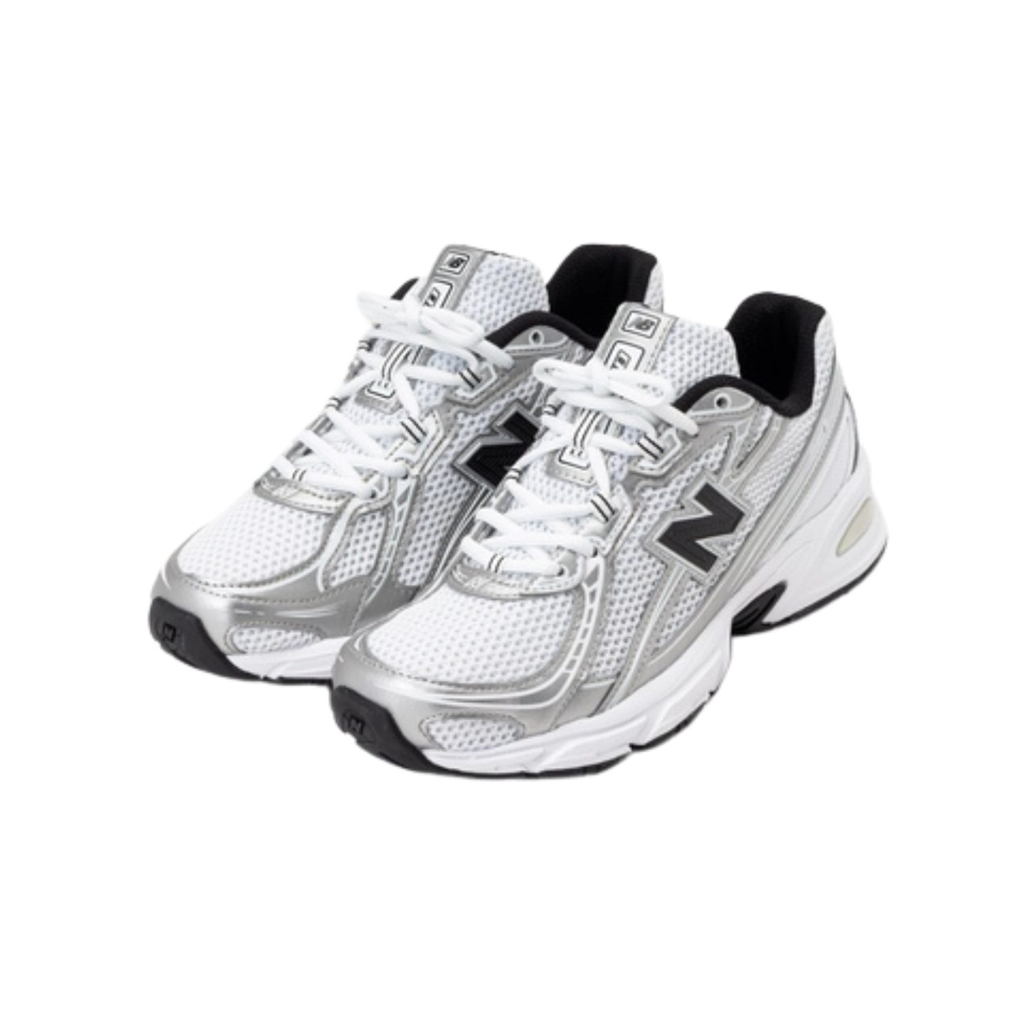 New Balance 740 White Silver Metallic Black - Razan Sneakers
