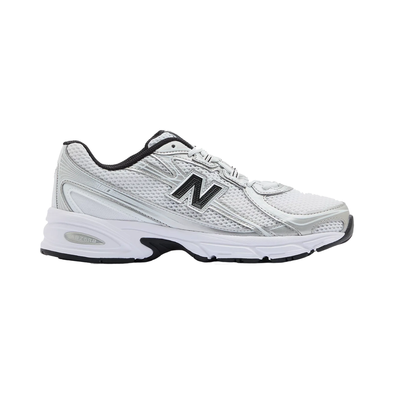 New Balance 740 White Silver Metallic Black - Razan Sneakers