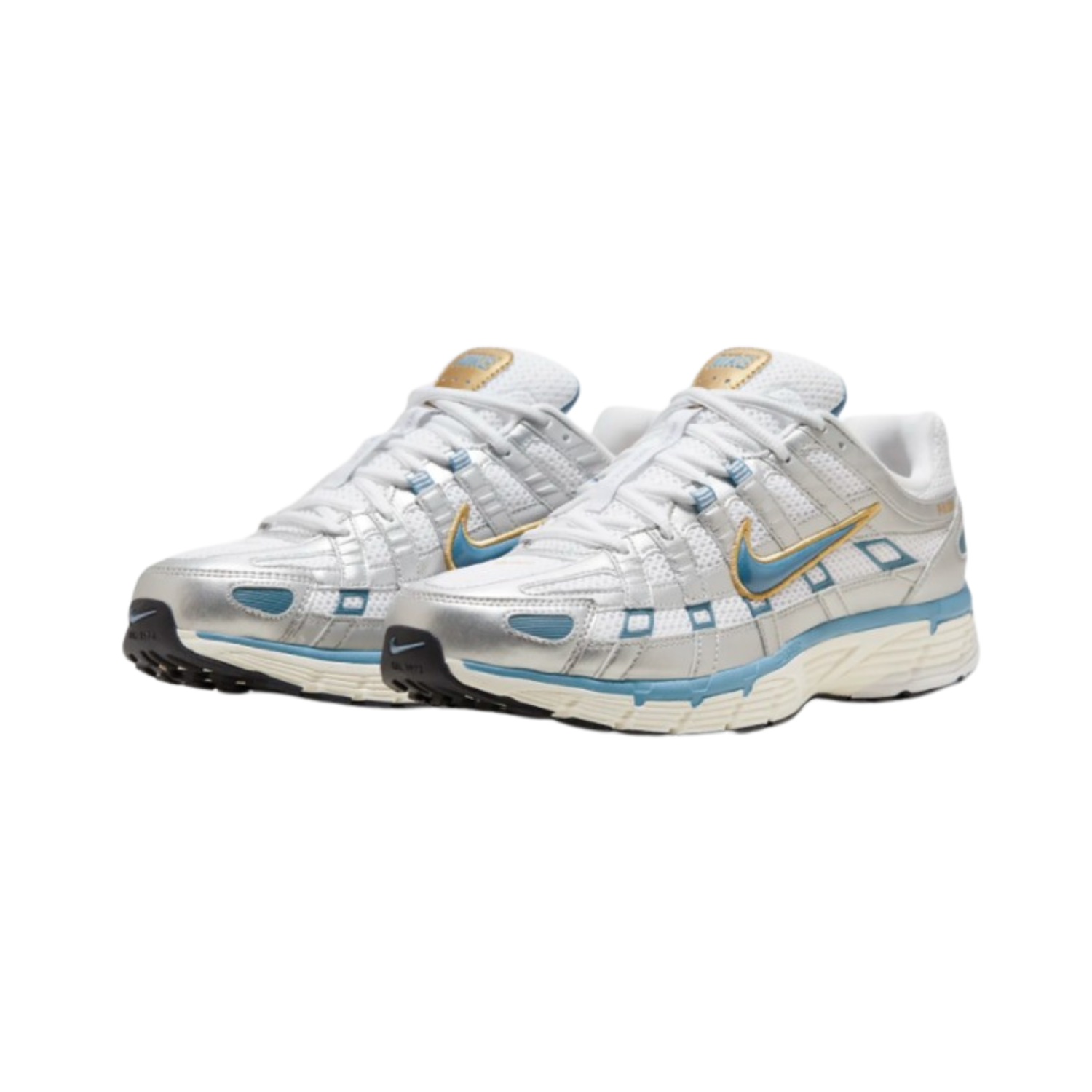 Nike P-6000 Metallic Silver Aegean Storm - Razan Sneakers