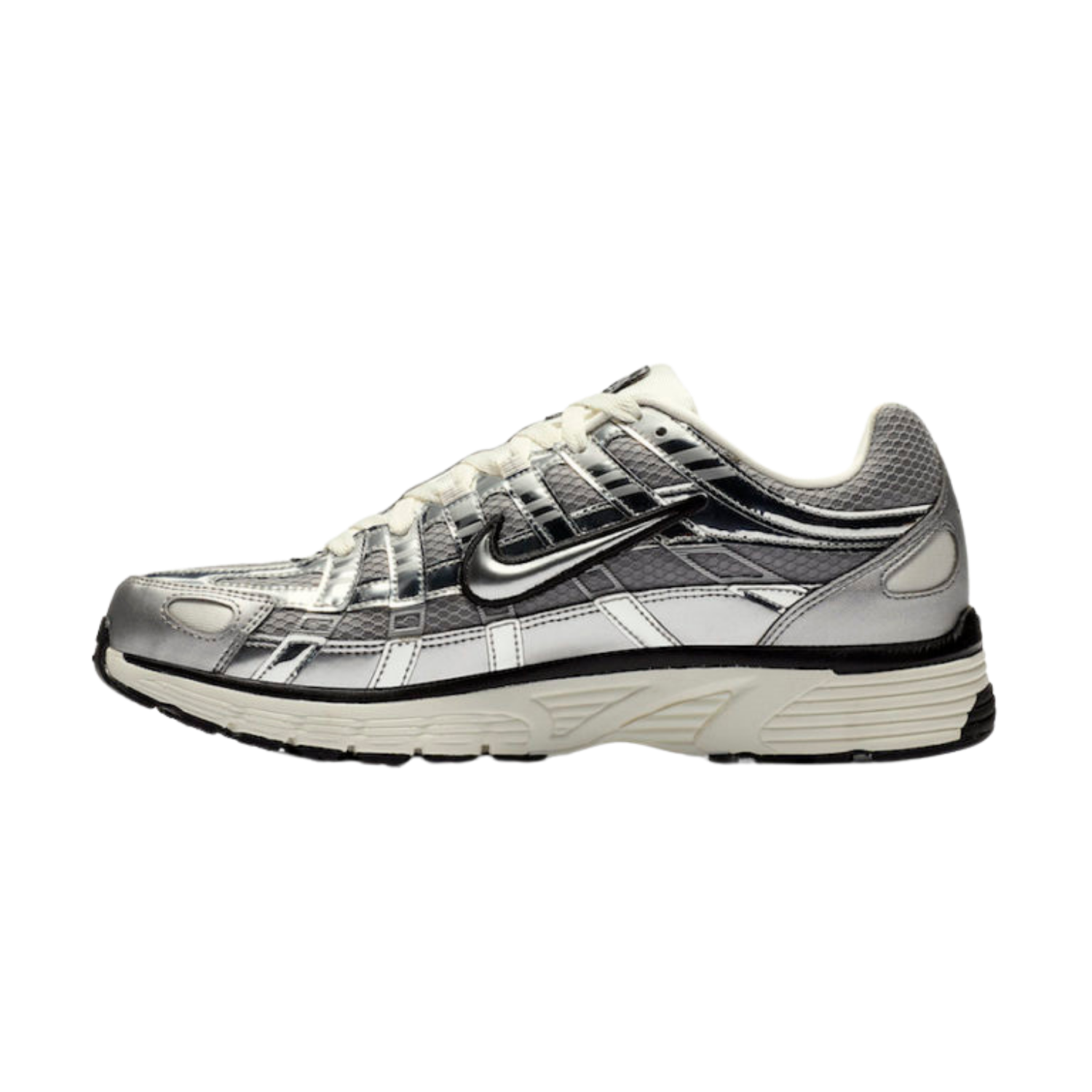 Nike P-6000 Metallic Silver Sail - Razan Sneakers