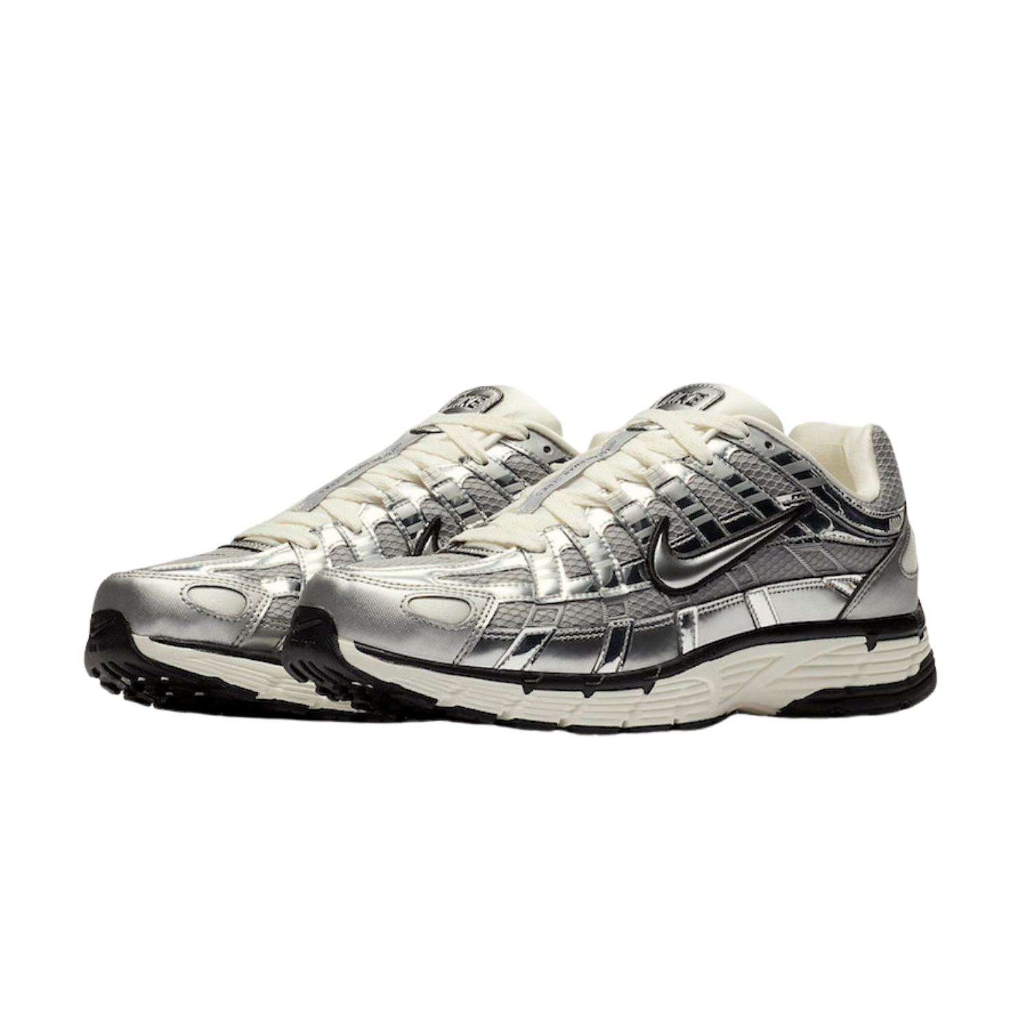 Nike P-6000 Metallic Silver Sail - Razan Sneakers