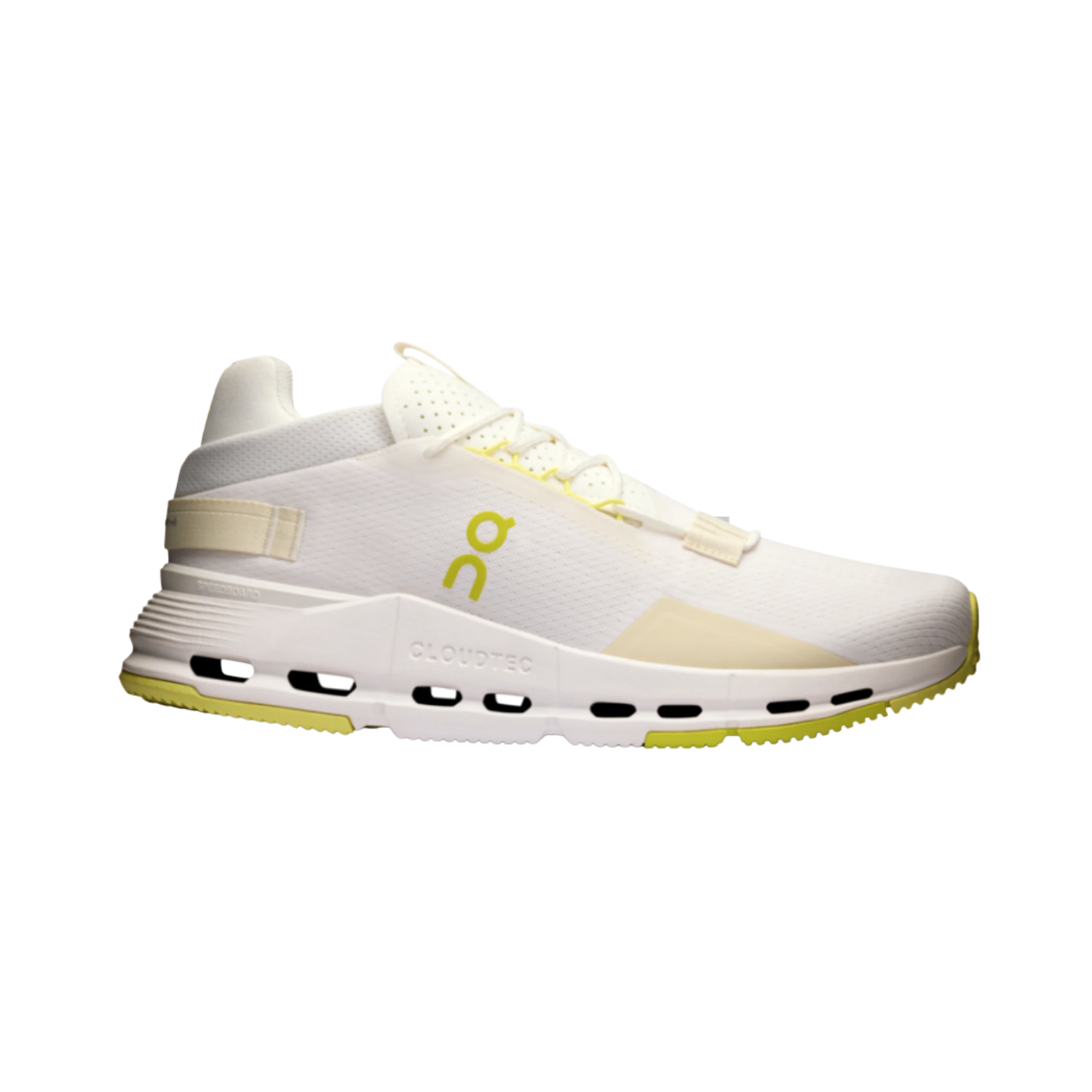 ON Cloudnova 2 White Limelight - Razan Sneakers