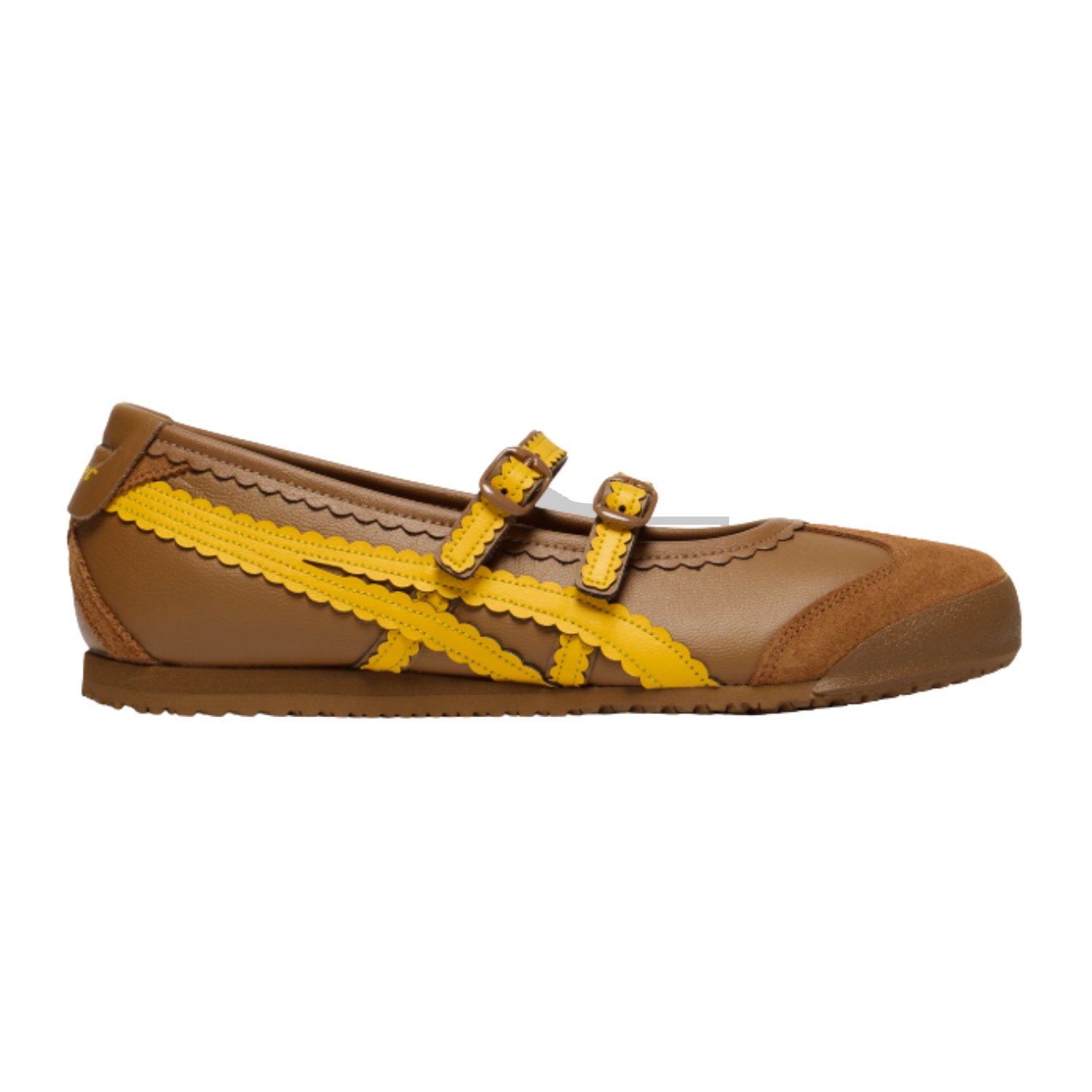 Onitsuka Tiger Mexico 66 Brown Sunflower Yellow (W) - Razan Sneakers
