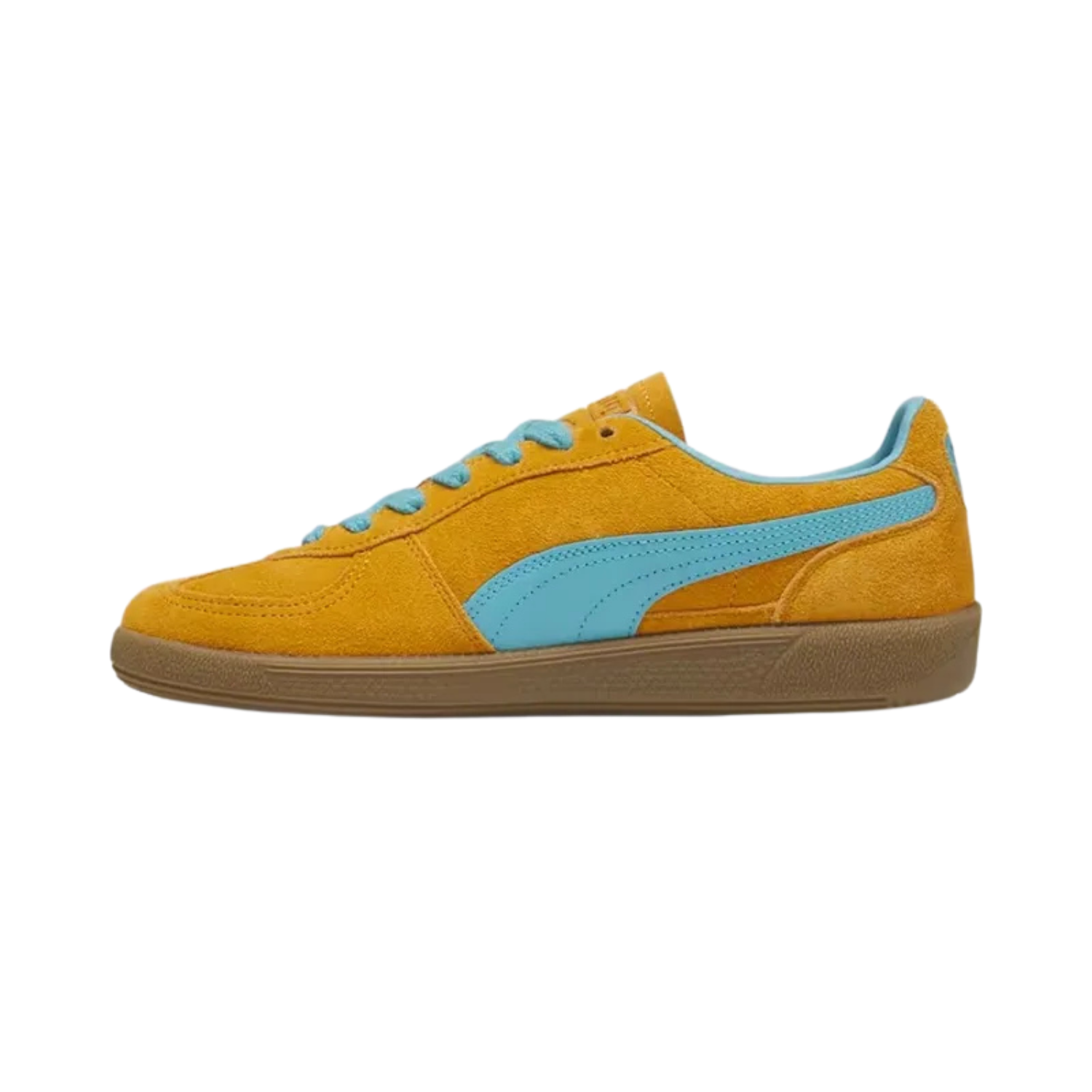 Puma Palermo Dark Cheddar Bright Aqua - Razan Sneakers