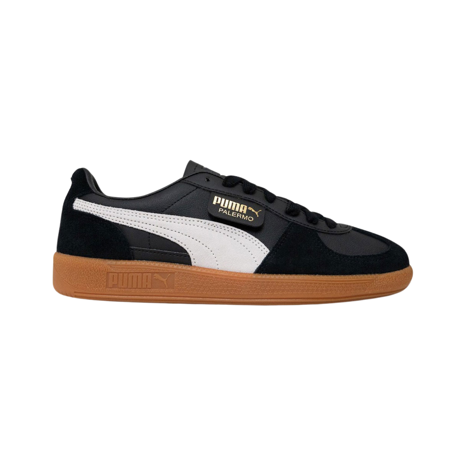 Puma Palermo Leather Black Feather Grey Gum - Razan Sneakers