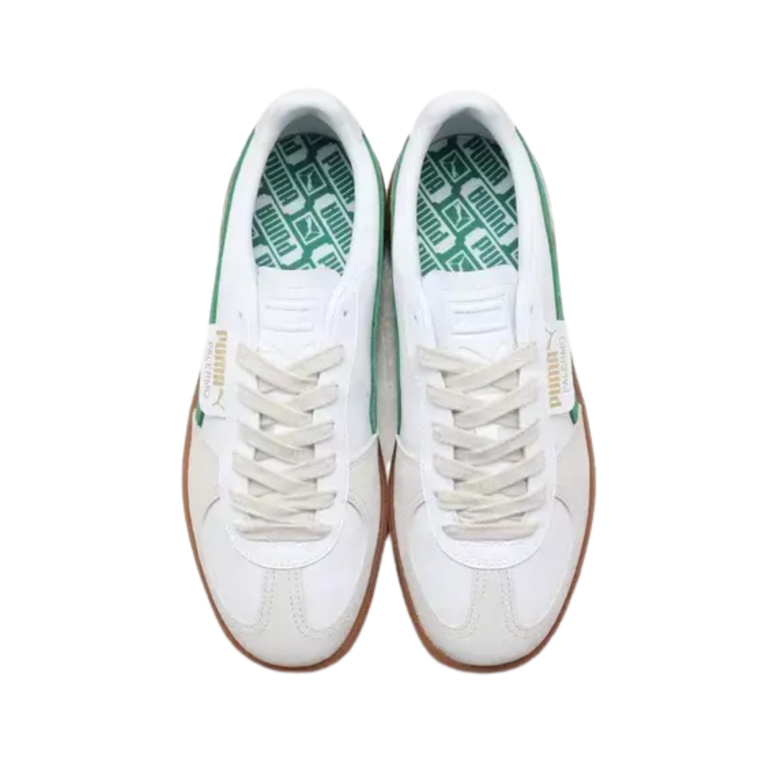 Puma Palermo Leather White Archive Green Gum - Razan Sneakers