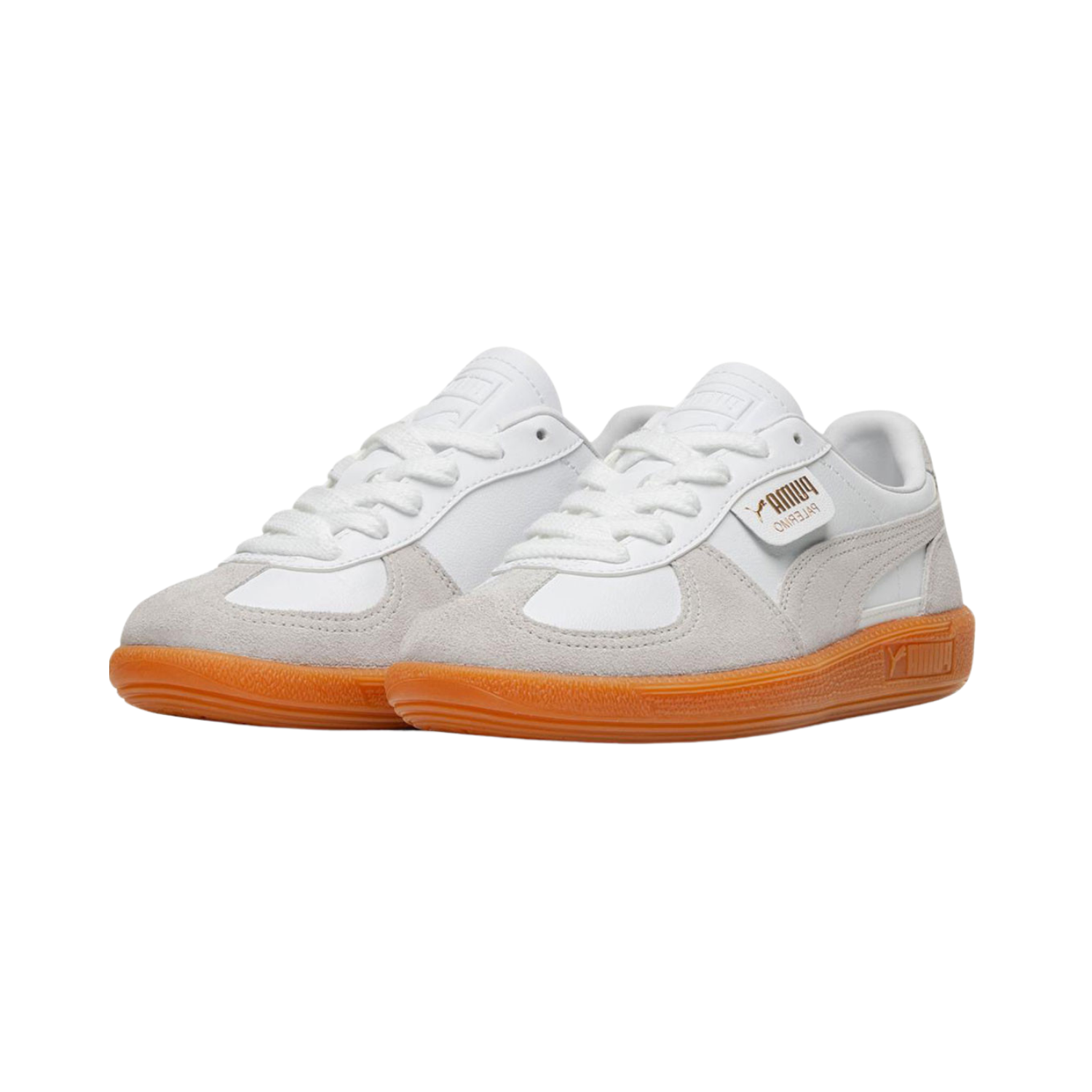 Puma Palermo Leather White Glacial Grey Gum - Razan Sneakers
