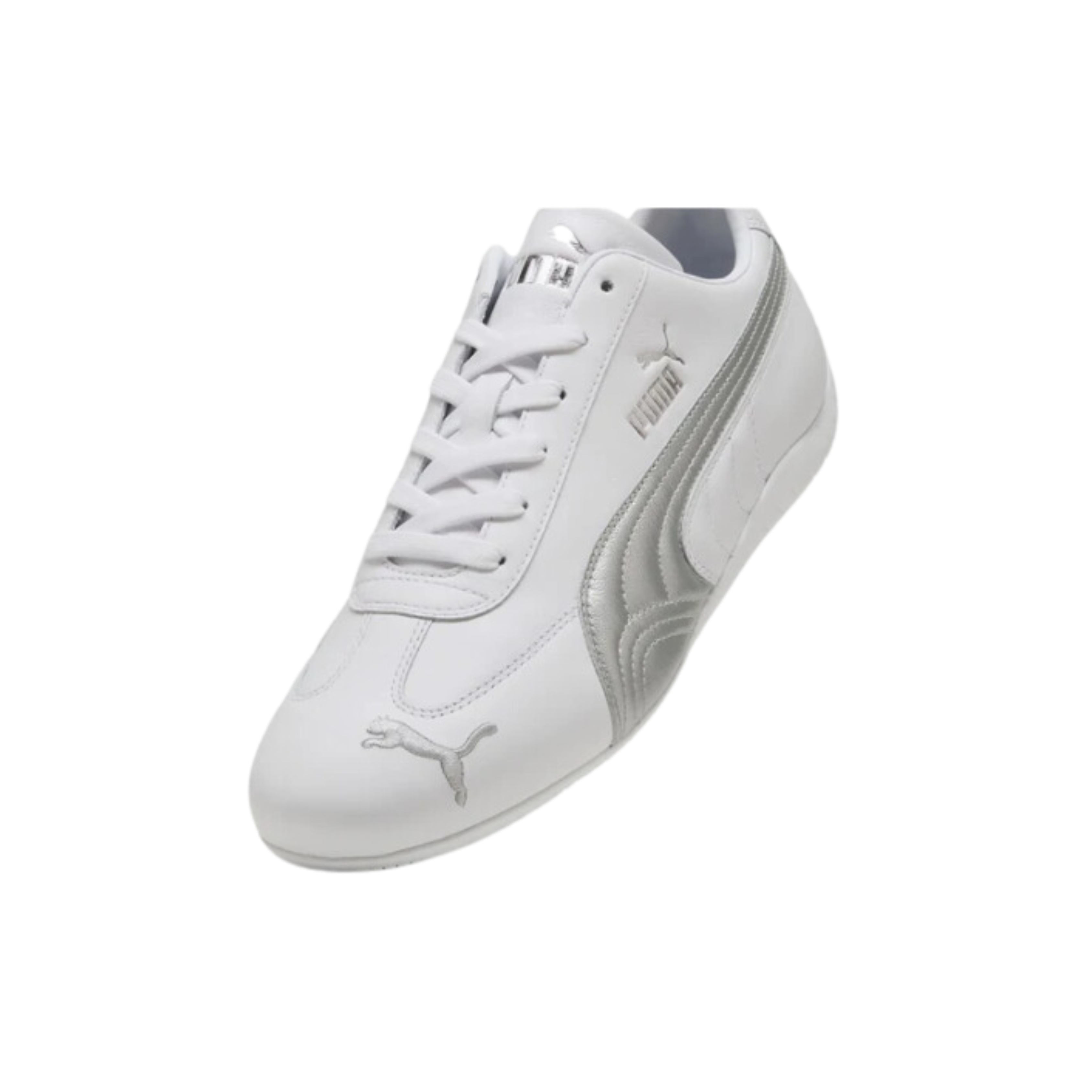 Puma Speedcat OG Leather White Silver - Razan Sneakers
