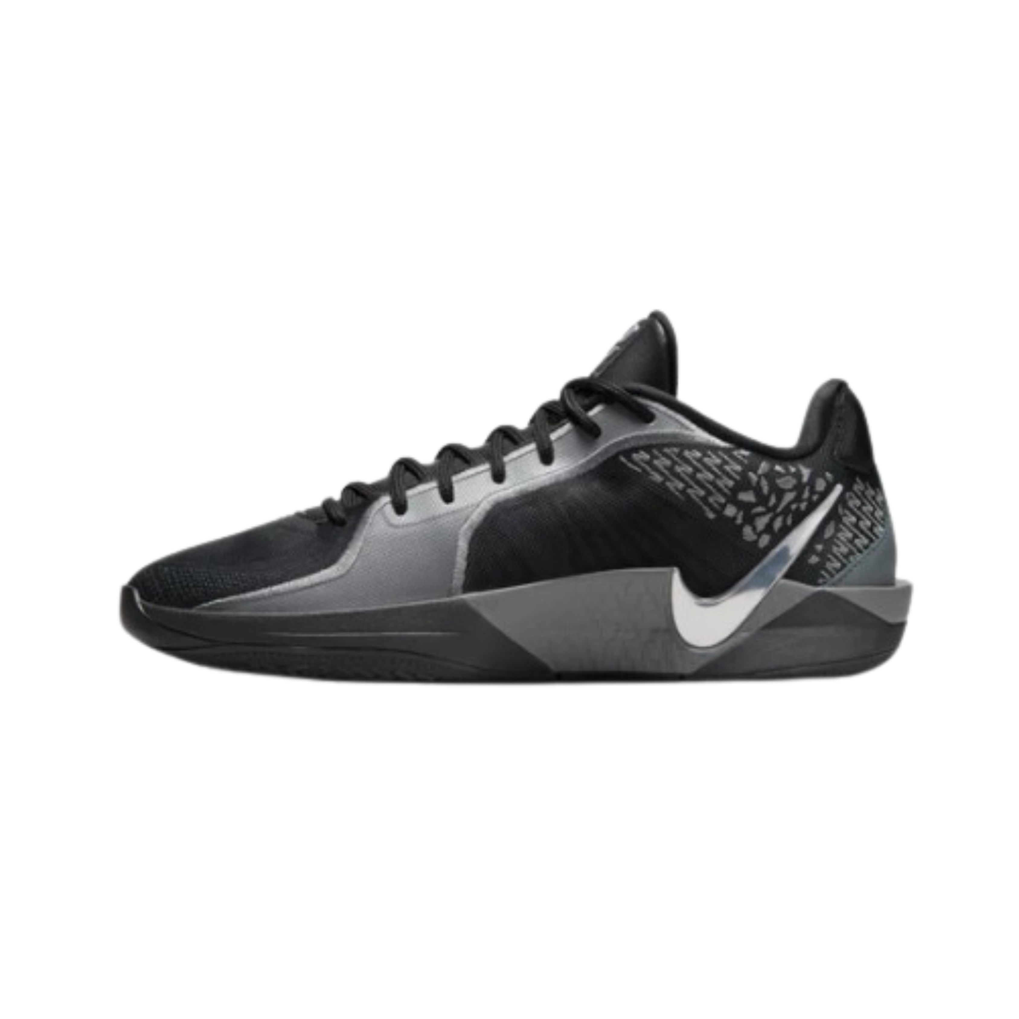 Sabrina 2 EP Mirrored Black Smoke Grey - Razan Sneakers