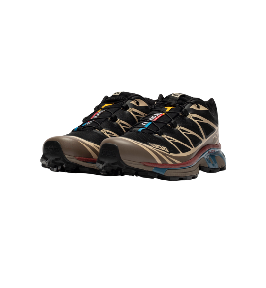 Salomon XT 6 Black Falcon Cow Hide - Razan Sneakers