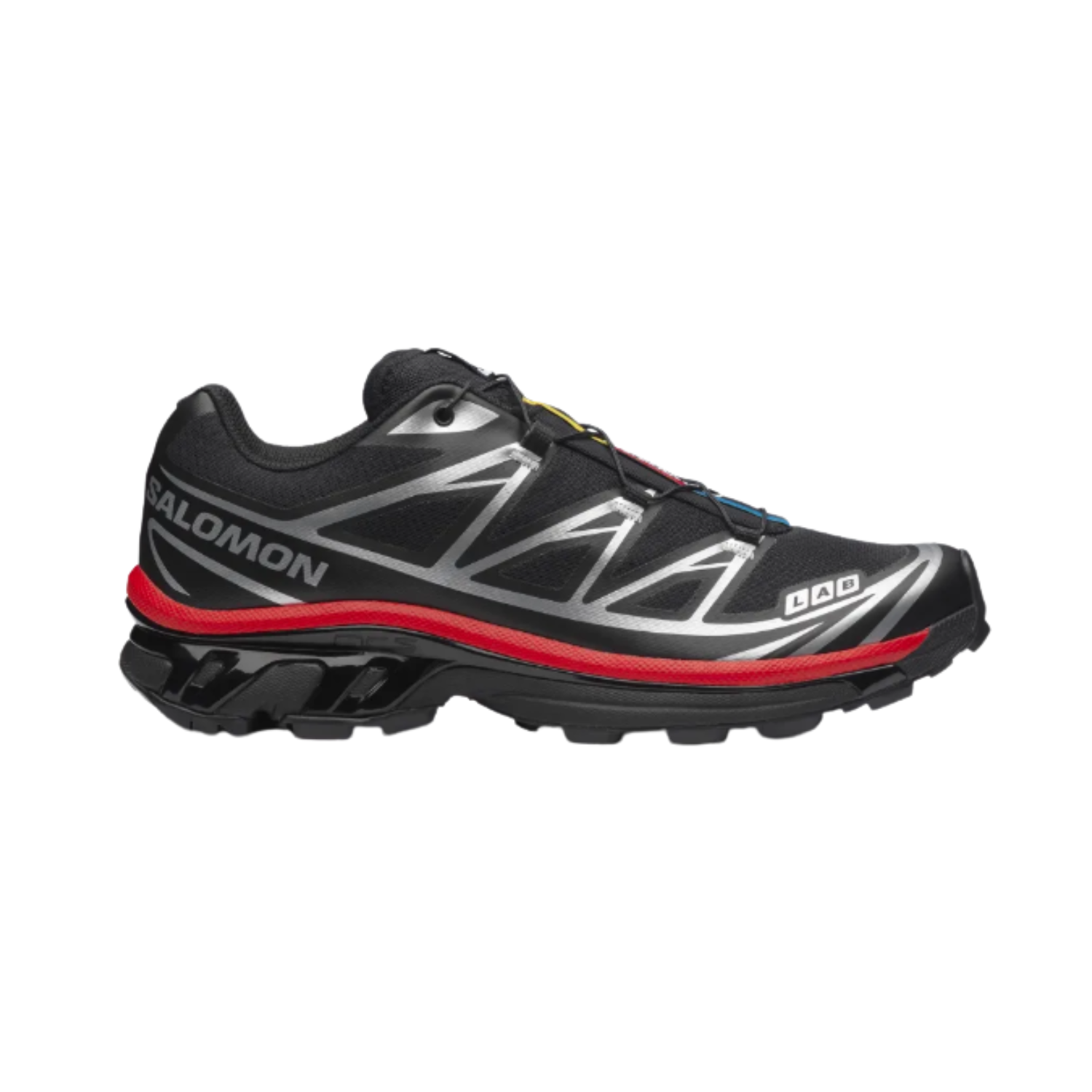 Salomon XT 6 Black Fiery Red Silver - Razan Sneakers