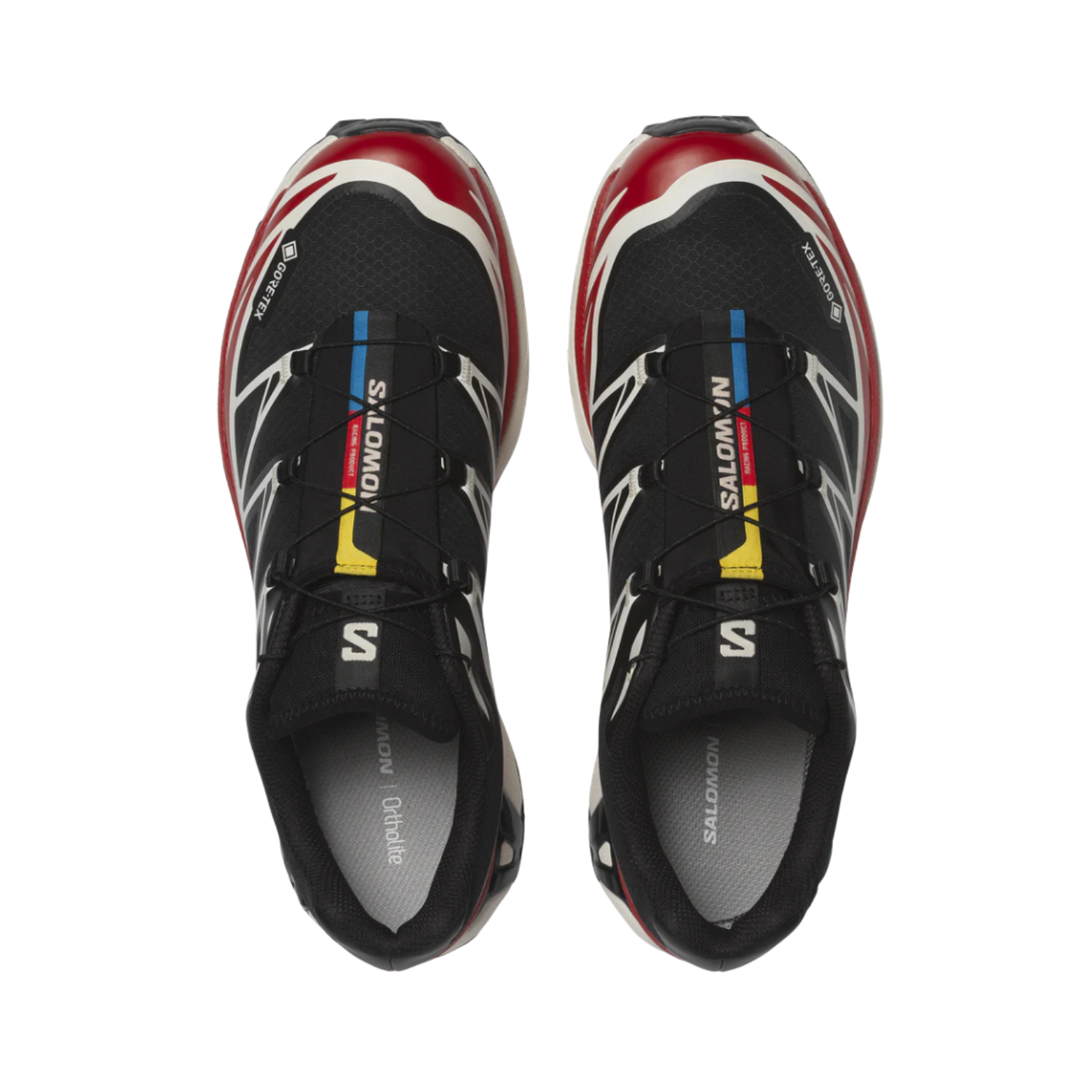 Salomon XT-6 Gore Tex Black Flame Scarlet - Razan Sneakers