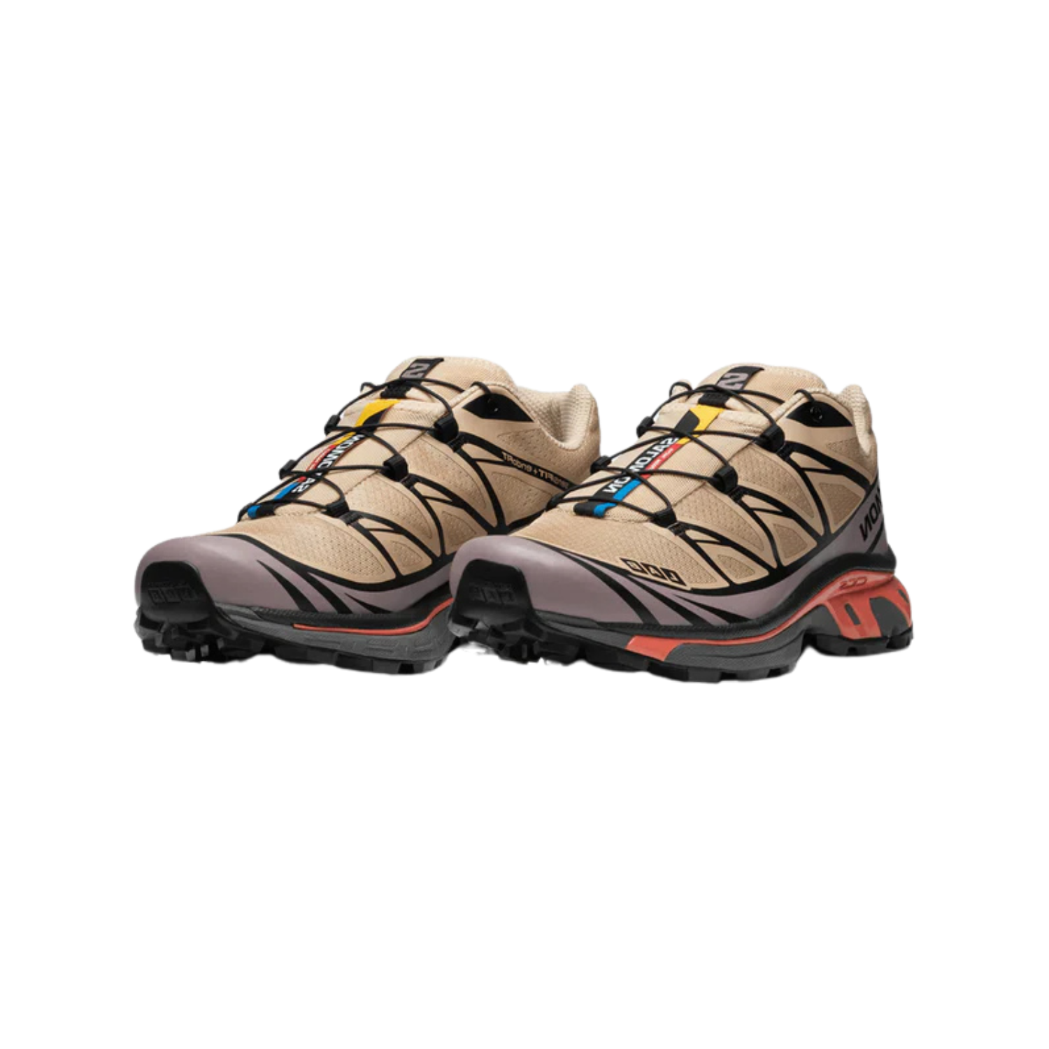 Salomon XT-6 Hazelnut Quail Living Coral - Razan Sneakers