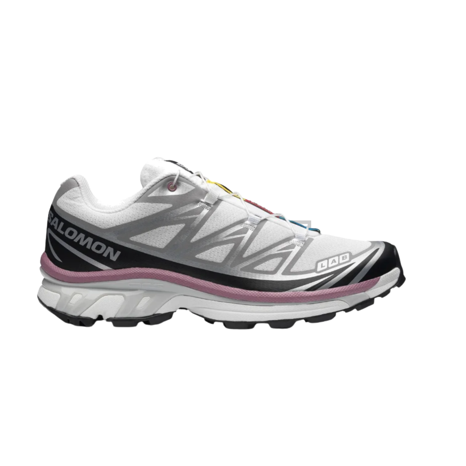 Salomon XT 6 White Black Dusky Orchid - Razan Sneakers